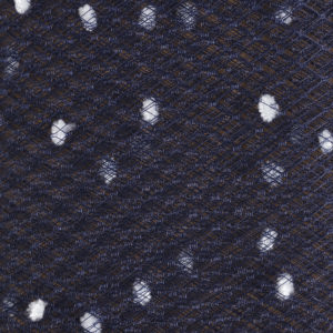 Flor Harlekin - Marin med Vit Mouche
