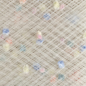 Flor Harlekin - Offwhite med Ljus Multi Mouche
