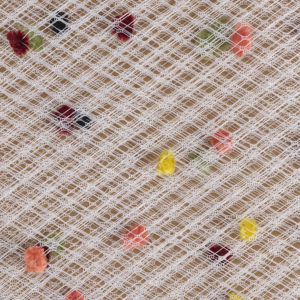 Flor Harlekin - Vit Multi Mörk Mouche