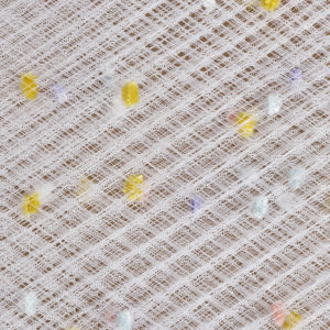 Flor Harlekin - Vit med Multi Pastell Mouche